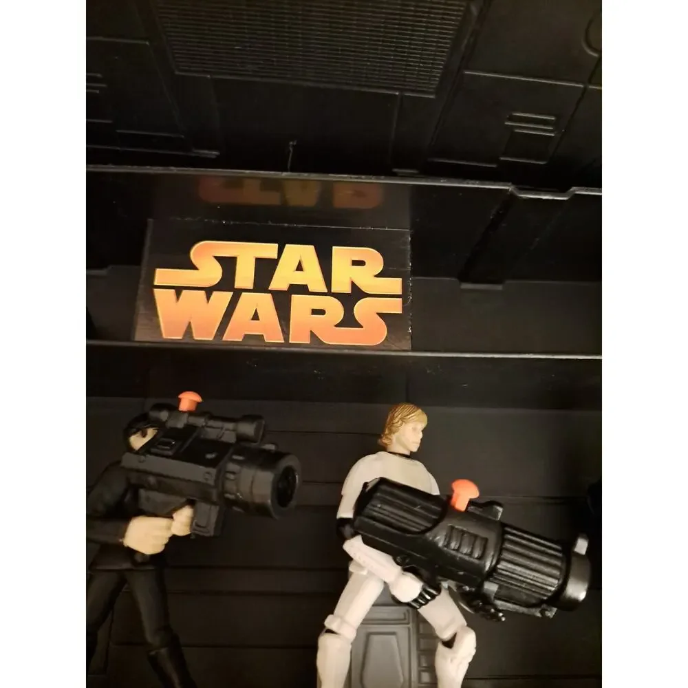 Star Wars Attacktix Battle Figure Game Battle Masters Clone Trooper & Game Board